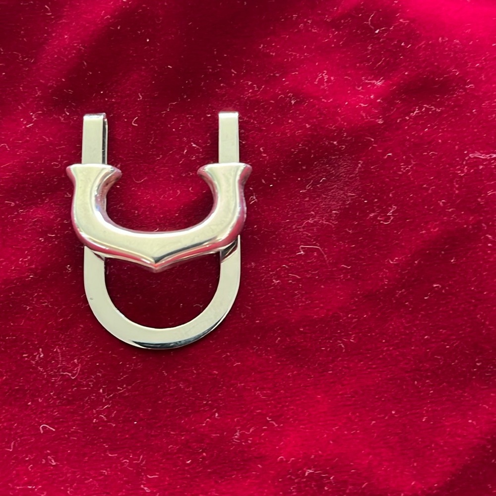 Authentic vintage silver Cartier money clip.